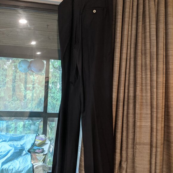 NWT Max Mara navy wool pants size IT42 or US6 - Picture 2 of 3